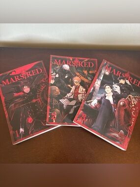 Mars Red manga volumes 1-3